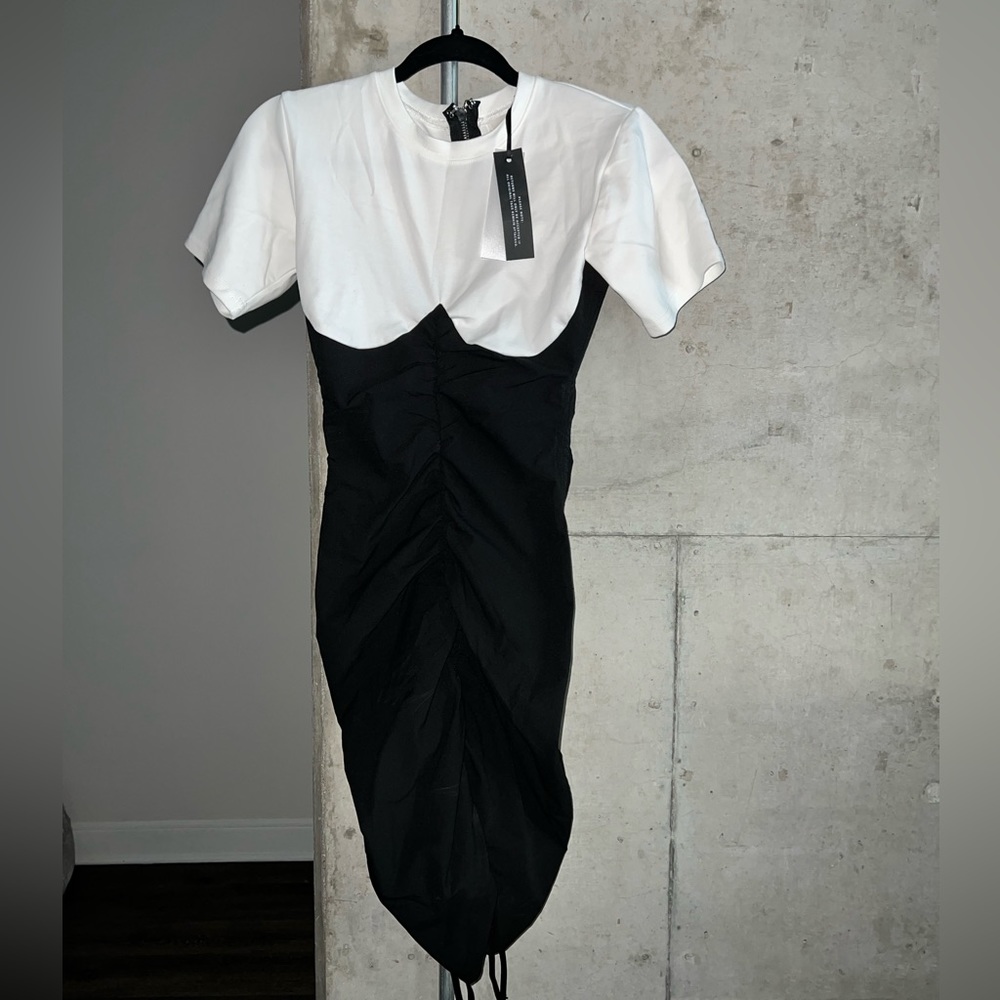 Tshirt scrunch dress